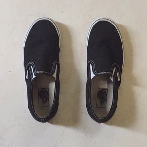 Black slip on vans